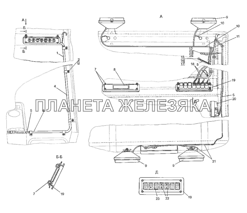 Установка фар рабочих (для трактора «БЕЛАРУС-82П») МТЗ-80 (2009)